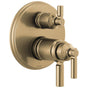 Brizo - Invari Tempassure Thermostatic Valve With Integrated 6-Function Diverter Trim - Luxe Gold