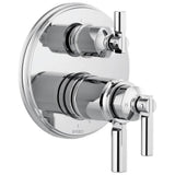 Brizo - Invari Tempassure Thermostatic Valve With Integrated 6-Function Diverter Trim - Chrome