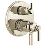 Brizo - Invari Tempassure Thermostatic Valve With Integrated 6-Function Diverter Trim - Polished Nickel