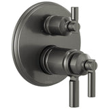 Brizo - Invari Tempassure Thermostatic Valve With Integrated 6-Function Diverter Trim - Luxe Steel