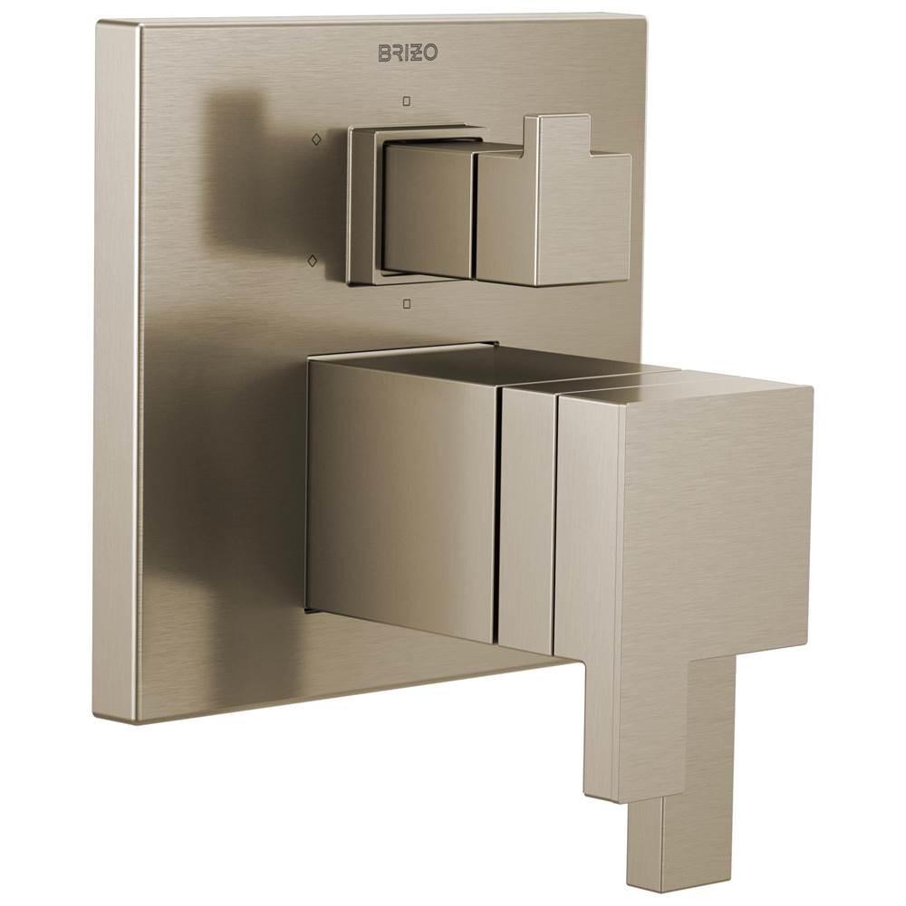 Brizo - Siderna TempAssure Thermostatic Valve with Integrated 6-Function Diverter Trim - Brushed Nickel