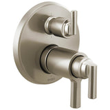 Brizo - LevoirE Tempassure Thermostatic Valve With Integrated 6-Function Diverter Trim - Luxe Nickel