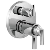 Brizo - LevoirE Tempassure Thermostatic Valve With Integrated 6-Function Diverter Trim - Chrome