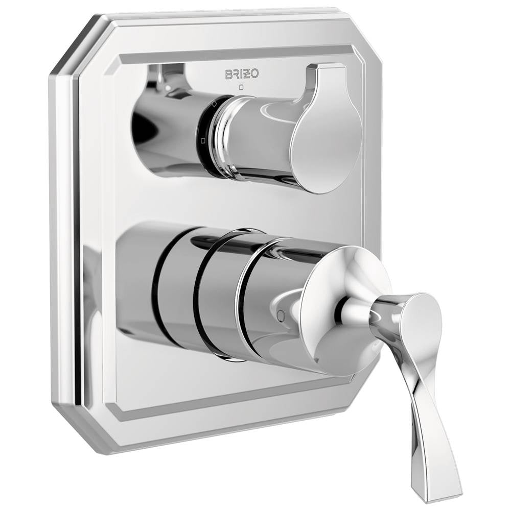 Brizo - Virage Pressure Balance Valve with Integrated 3-Function Diverter Trim - Chrome