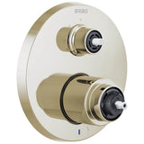 Brizo - Litze Pressure Balance Valve with Integrated 3-Function Diverter Trim - Less Handles - Polished Nickel