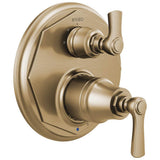 Brizo - Rook Pressure Balance Valve with Integrated 3-Function Diverter Trim - Luxe Gold