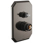 Brizo - BeauclereE Pressure Balance Valve with Integrated 3-Function Diverter Trim - Less Handles - Brilliance Black Onyx