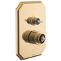 Brizo - BeauclereE Pressure Balance Valve with Integrated 3-Function Diverter Trim - Less Handles - Polished Gold