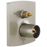 Brizo - Kintsu Pressure Balance Valve with Integrated 6-Function Diverter Trim - Less Handles - Luxe Nickel