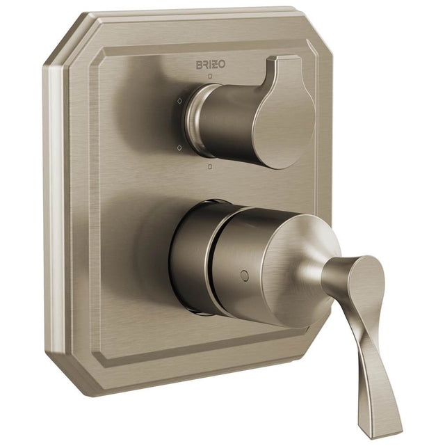 Brizo - Virage Pressure Balance Valve with Integrated 6-Function Diverter Trim - Brushed Nickel