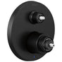 Brizo - Litze Pressure Balance Valve with Integrated 6-Function Diverter Trim - Less Handles - Matte Black