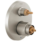 Brizo - Odin Pressure Balance Valve with Integrated 6-Function Diverter Trim - Less Handles - Brushed Nickel