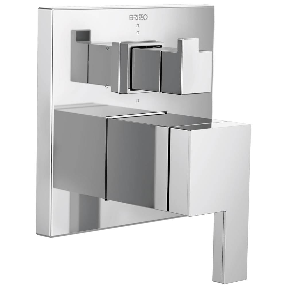 Brizo - Siderna Pressure Balance Valve with Integrated 6-Function Diverter Trim - Chrome