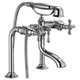 Brizo - Tresa Two-Handle Tub Filler Trim Kit with Cross Handles - Chrome