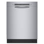 Bosch - 100 Pr, Bar Handle, 5/4 cycles, 46 dBA, Standard 3rd Rack, Rackmatic - WH - White