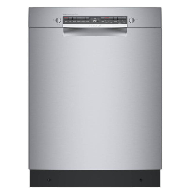 Bosch - 100 Pr, Bar Handle, 5/4 cycles, 46 dBA, Standard 3rd Rack, Rackmatic - SS - Stainless steel