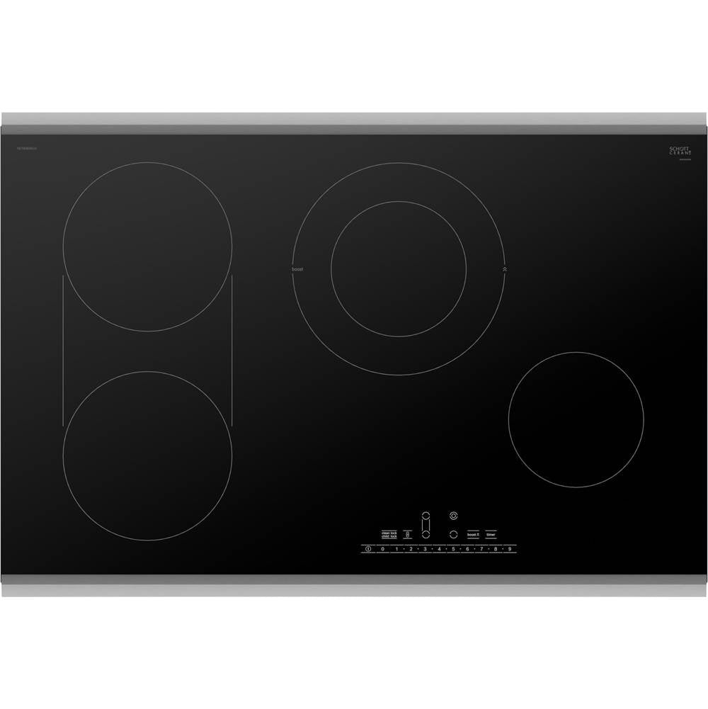Bosch - 30'' Electric Cooktop, 800 Series, Black, Frameless - Black
