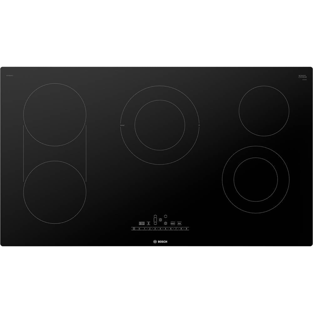 Bosch - 30'' Electric Cooktop, Benchmark, Black, Stainless Steel Frame - Black