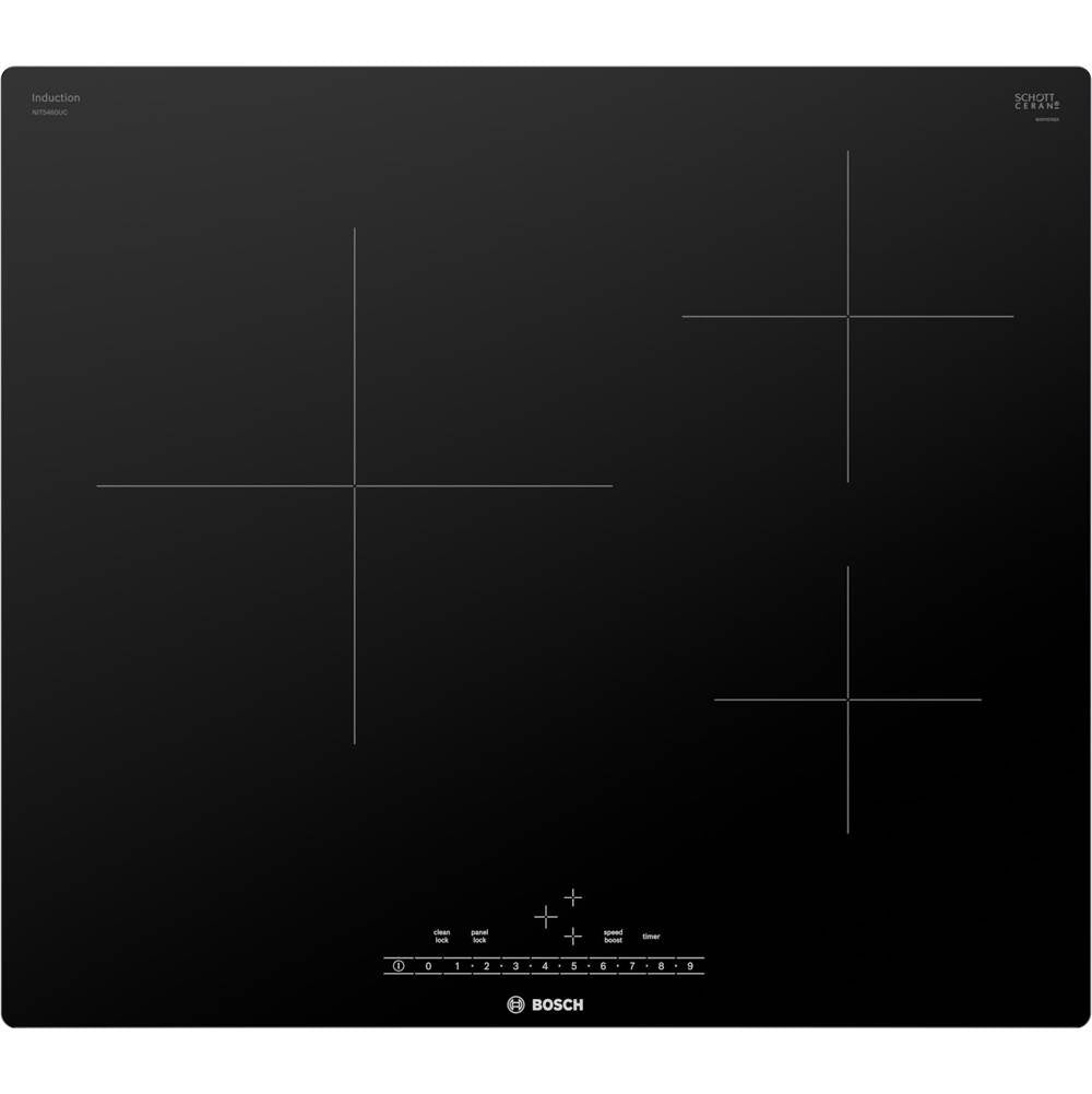 Bosch - 36'' Induction Cooktop, 500 Series, Black, Frameless - Black