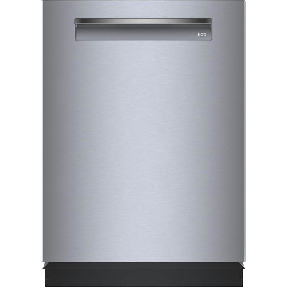 Bosch - 300 Scoop Hndl, 5/4 cycles, 46 dBA,Standard 3rd Rack - WH - White