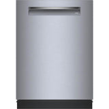 Bosch - 300 Scoop Hndl, 5/4 cycles, 46 dBA,Standard 3rd Rack - WH - White