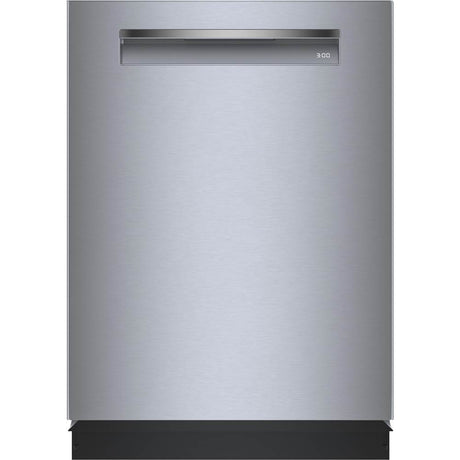 Bosch - 300 Scoop Hndl, 5/4 cycles, 46 dBA,Standard 3rd Rack - WH - White