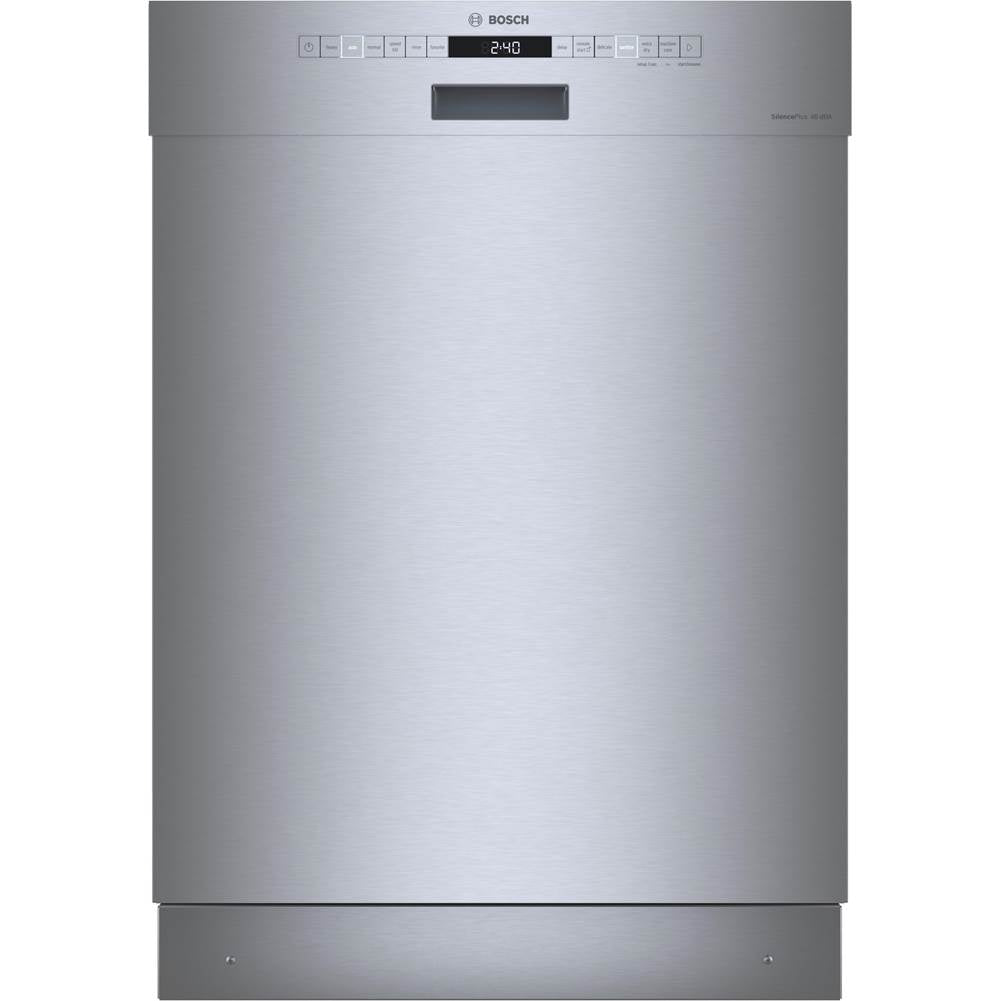 Bosch - 100 Recessed Handle, 5/4 cycles, 50 dBA, 2 Rack - WH - White
