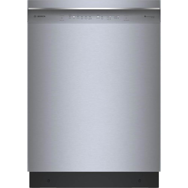 Bosch - 300 Recessed Hndl, 5/4 cycles, 46 dBA,Standard 3rd Rack - BL
