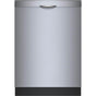 Bosch - 300 Custom Panel, 5/4 cycles, 46 dBA,Standard 3rd Rack - CP - Chrome