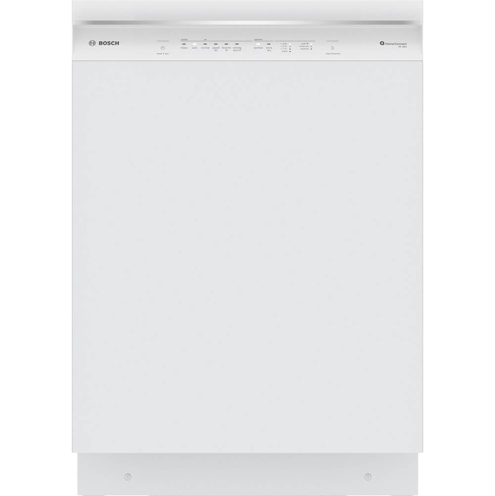 Bosch - 300 Recessed Hndl, 5/4 cycles, 46 dBA,Standard 3rd Rack - SS