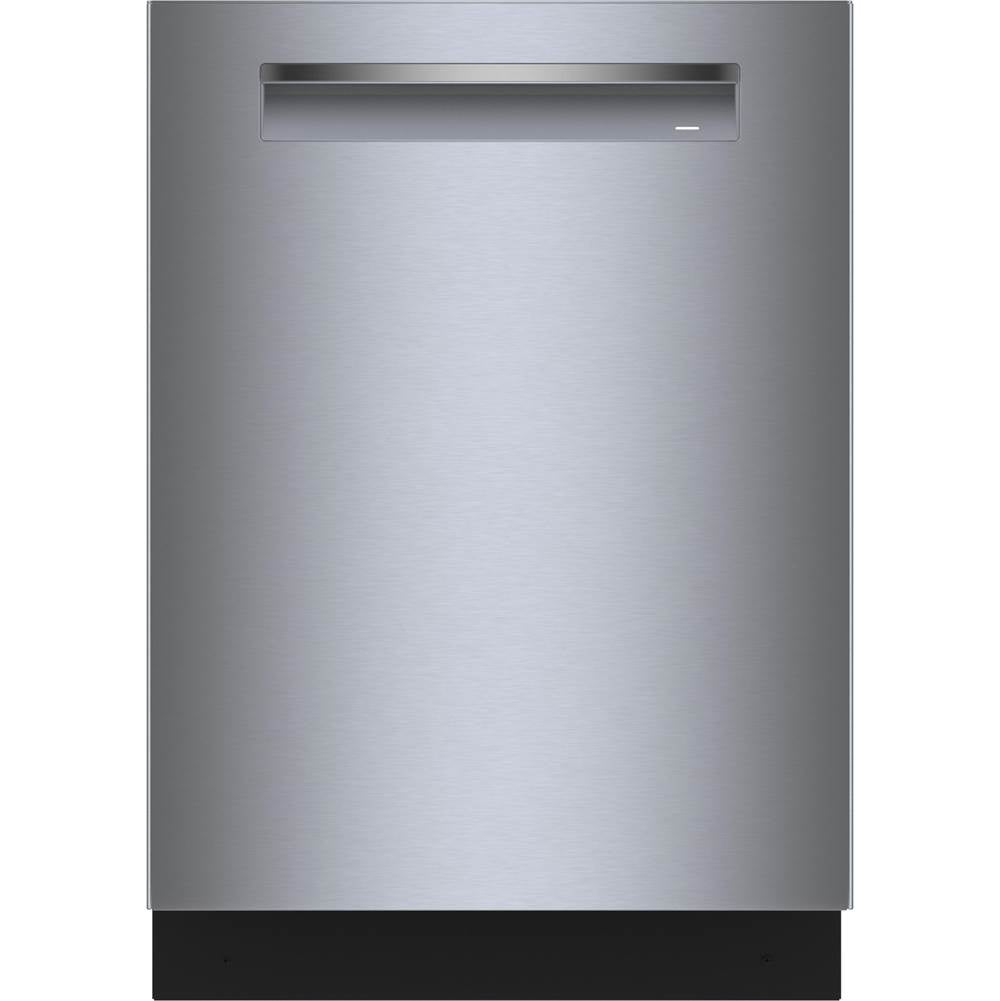 Bosch - 800 Pckt Hndl, 5/4 cycles, 42 dBA, Flex 3rd Rck, InfoLight, CrystalDry - SS - Stainless steel