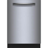 Bosch - 800 Pckt Hndl, 5/4 cycles, 42 dBA, Flex 3rd Rck, InfoLight, CrystalDry - SS - Stainless steel