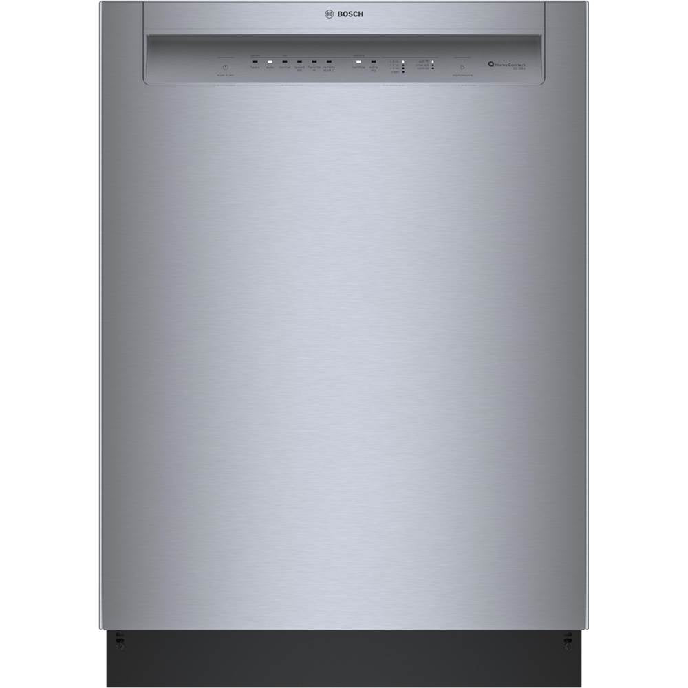 Bosch - 300 24'' Recessed Handle, 5/5 cycles, 46 dBA, Hm Cnnct, InfoLight - SS - Stainless steel
