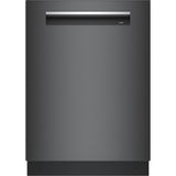 Bosch - 800 Pckt Hndl, 5/4 cycles, 42 dBA, Flex 3rd Rck, InfoLight, CrystalDry - BL - Black