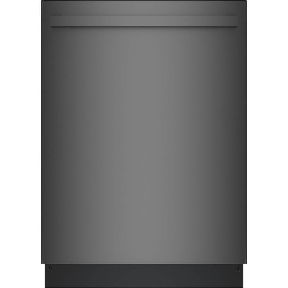 Bosch - 100 Recessed Handle, 5/4 cycles, 50 dBA, 2 Rack - BL - Black