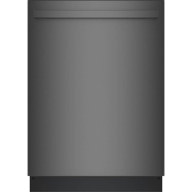 Bosch - 100 Recessed Handle, 5/4 cycles, 50 dBA, 2 Rack - BL - Black