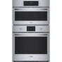 Bosch - 500 Series, 30'' Combo, SS, Upper: Speed Oven, 120V, Lower: EU Conv, Knob Control - Stainless steel