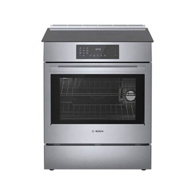 Bosch - 800 Series, Induction Slide-in Range, Stainless Steel, US - Stainless steel