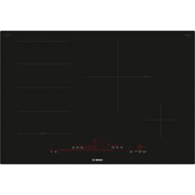 Bosch - 30'' Induction Cooktop, Benchmark, Black, Frameless, Home Connect - Black