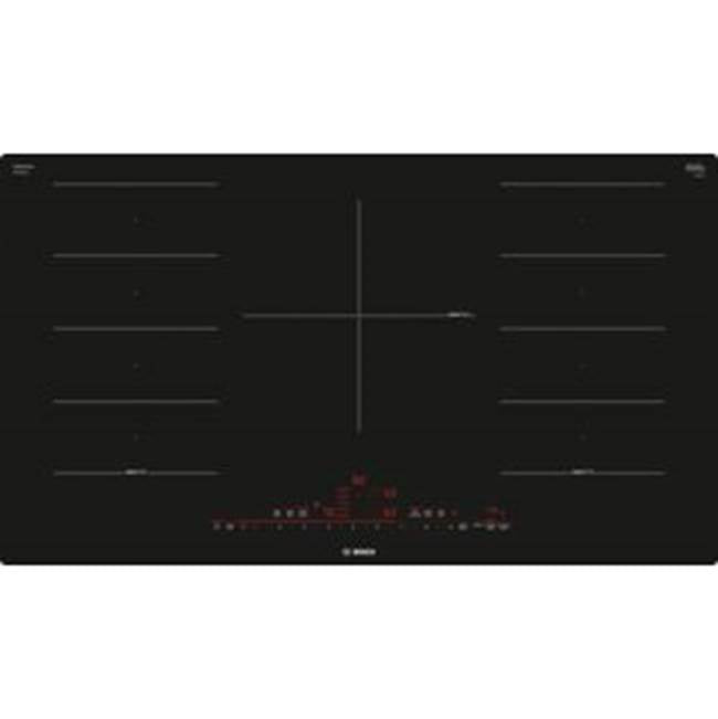 Bosch - 36'' Induction Cooktop, Benchmark, Black, Frameless, Home Connect - Black