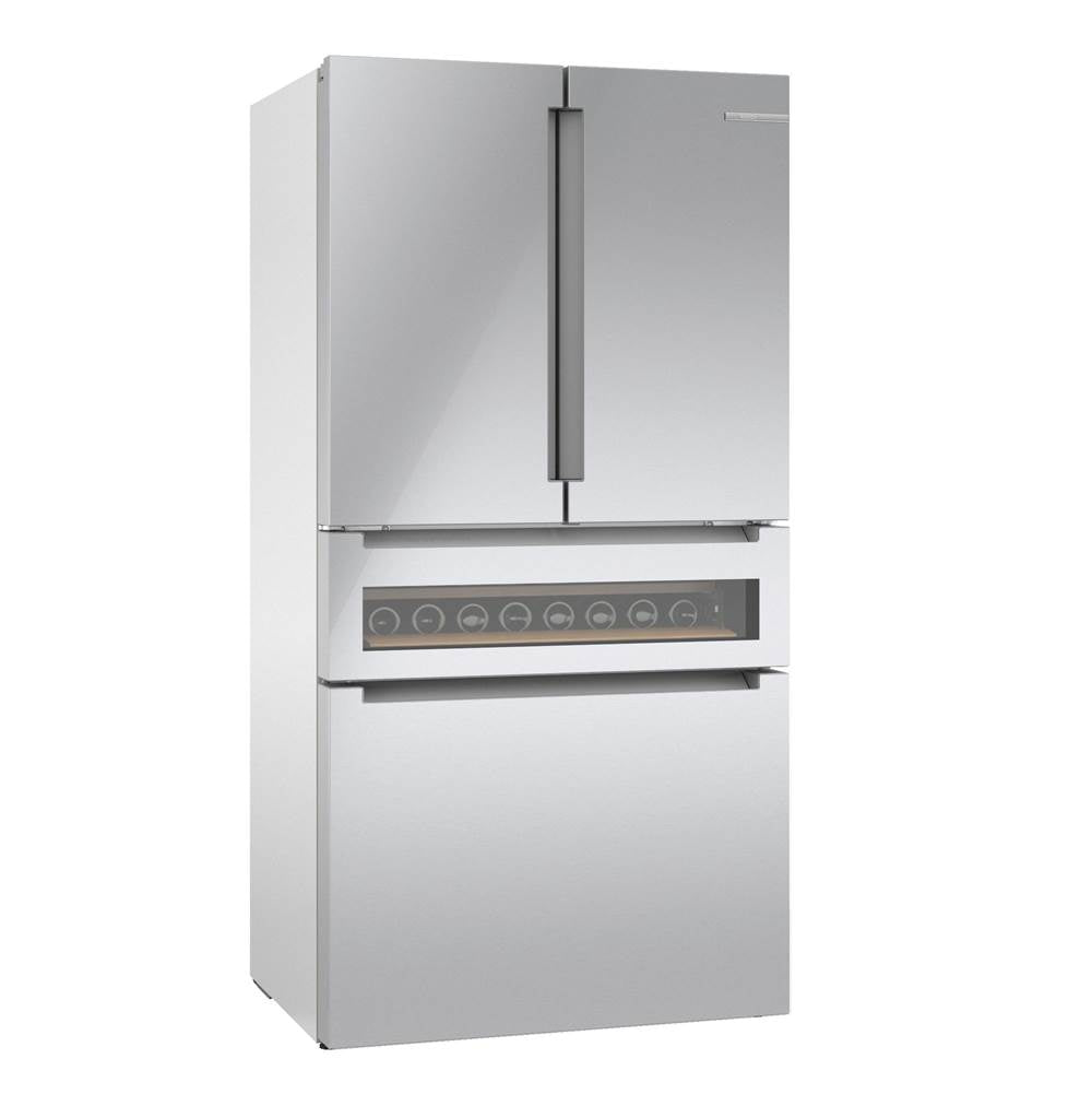 Bosch - French Door Bottom Mount Refrigerator - Easy clean stainless steel