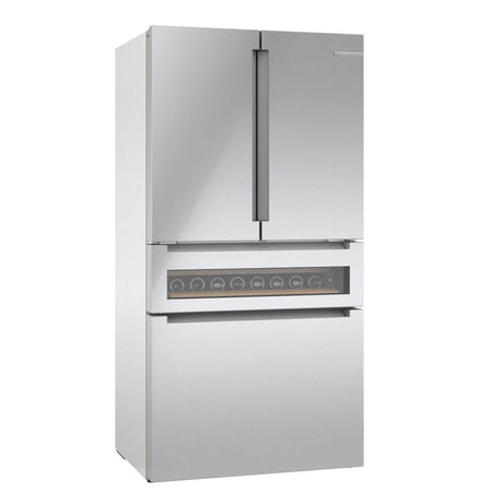 Bosch - French Door Bottom Mount Refrigerator - Easy clean stainless steel
