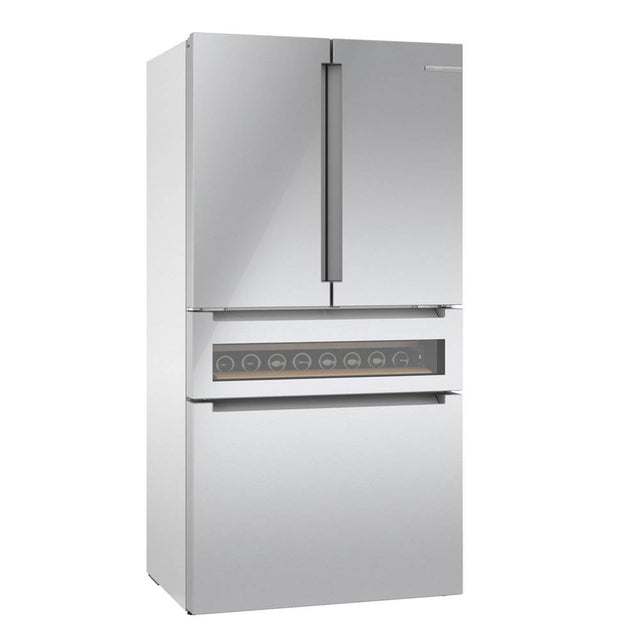 Bosch - French Door Bottom Mount Refrigerator - Easy clean stainless steel