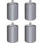 Bosch - Range Feet Premium 30/36, Stainless Steel -Set Of 4 - Stainless steel