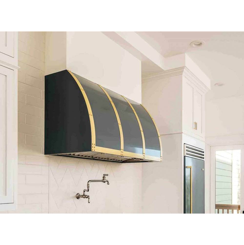 Atlas (42''W X 24''D X 30''H) Finish: Stainless Steel With Brushed Stainless Strapping And Rivets.