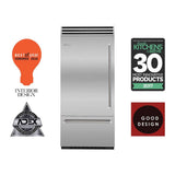 36'' Built-In Refrigerator With Bottom Freezer - Left Hinge Door