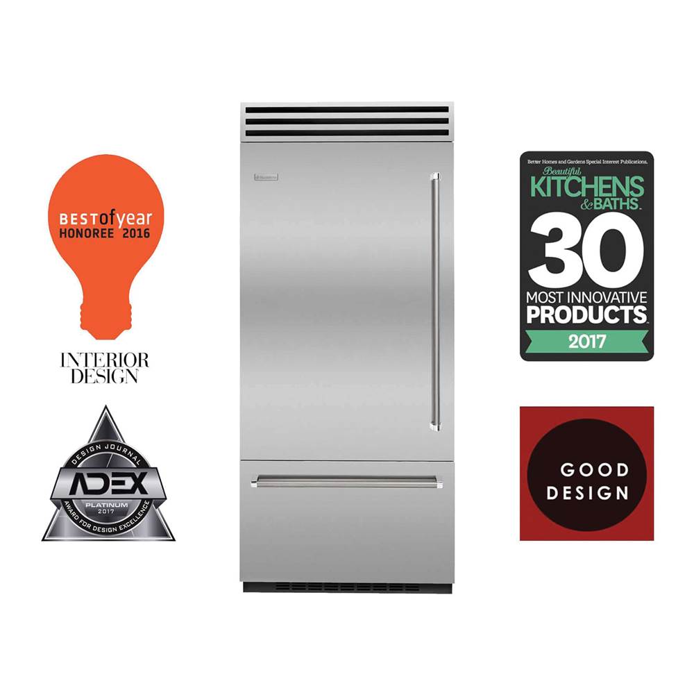 36'' Built-In Refrigerator With Bottom Freezer - Right Hinge Door