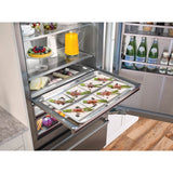 BlueStar - 36'' Built-In Refrigerator With Bottom Freezer - Left Hinge Door - Stainless Steel