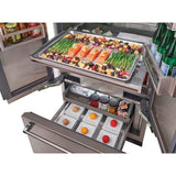 BlueStar - 36'' Built-In Refrigerator With Bottom Freezer - French Door - Standard RAL Semi-Gloss Paint