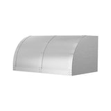 BlueStar - 36'' Bonanza Wall Hood With Designer Metal Strapping And Rivets. 600 Cfm Internal Blower Included. - Specialty Paint Finish